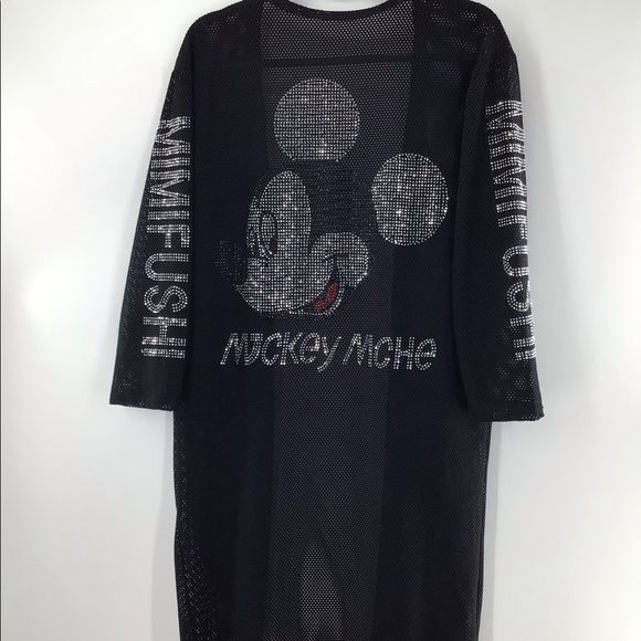 Mickey Mouse “Miche” Custom Jeweled Cardigan NWOT - Picture 4 of 5